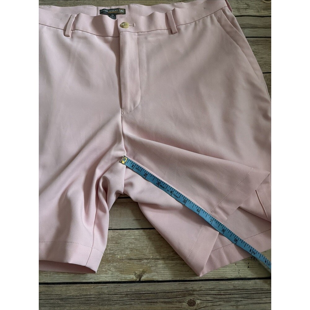 Peter Millar Shorts Mens 34 Pink Crown Sport Golf Performance Stretch - Picture 4 of 6
